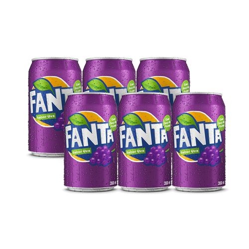 FANTA UVA 6 x 350ML
