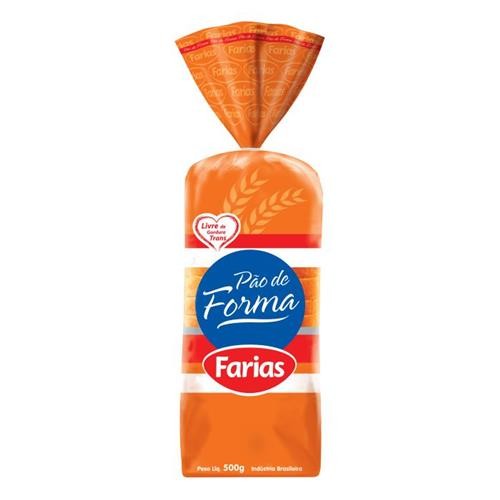 PÃO DE FORMA FARIAS 500g