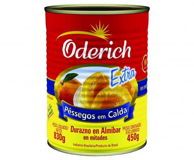 PÊSSEGO EM CALDA ODERICH 450g
