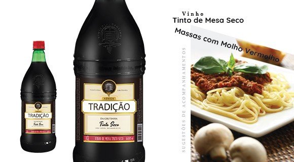 VINHO TRADIÇÃO TINTO SECO 1,45LT
