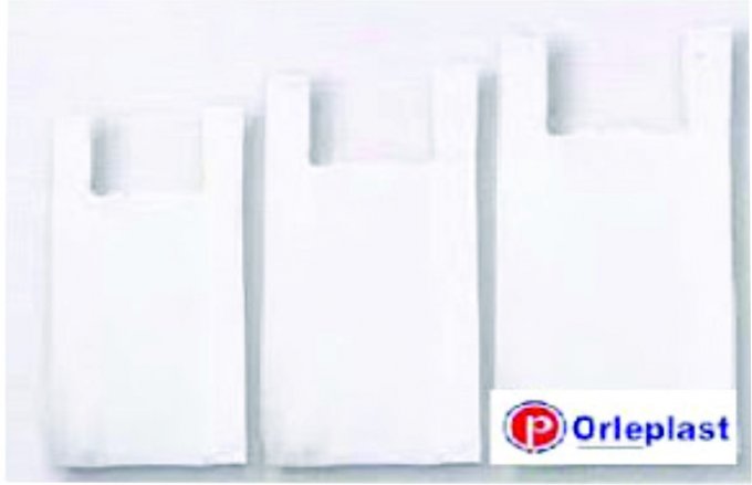 SACOLA ORLEPLAST BRANCA GRANDE SLIM 48X58  COM 100 UN