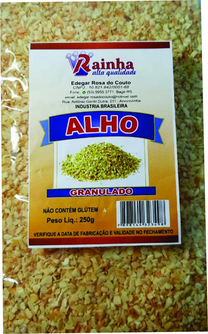 ALHO GRANULADO RAINHA 250gr