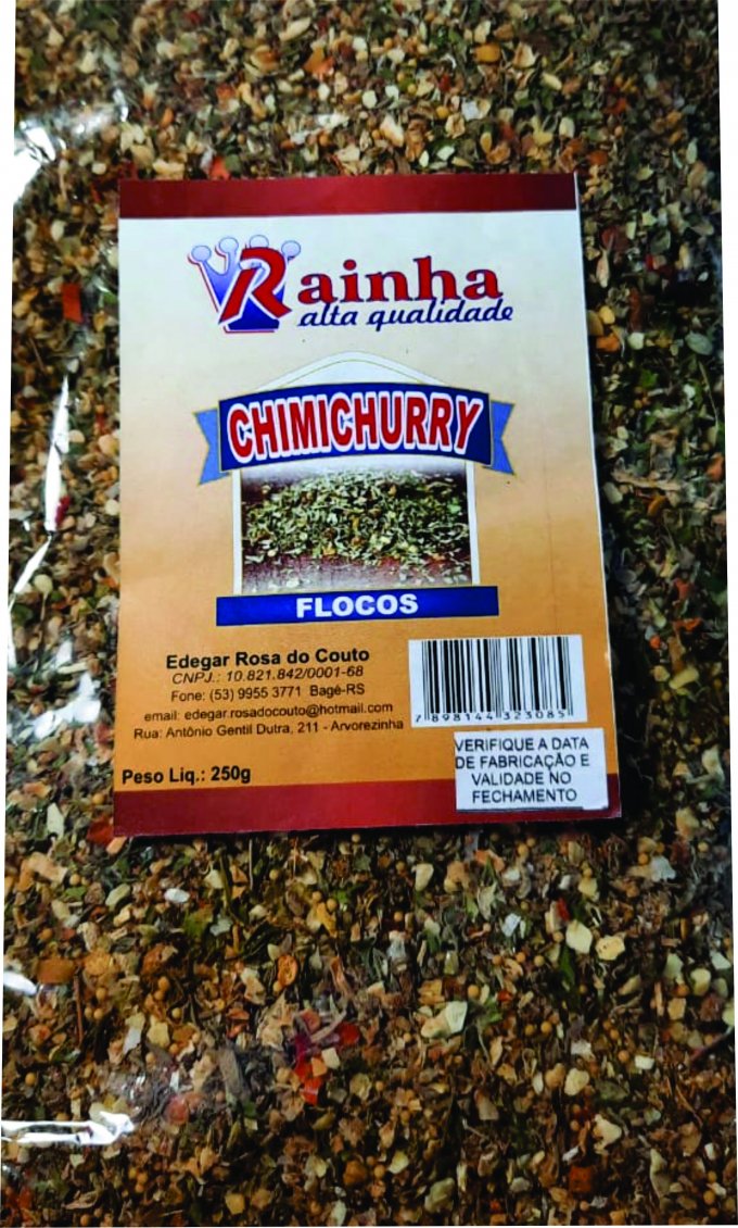 TEMPERO CHIMICHURRY FLOCOS RAINHA 250gr