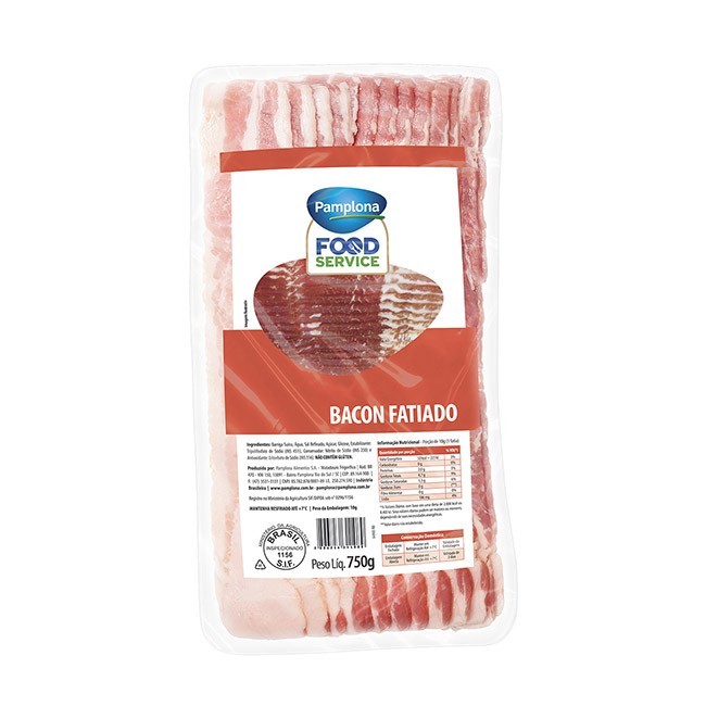 BACON FATIADO 750g PAMPLONA