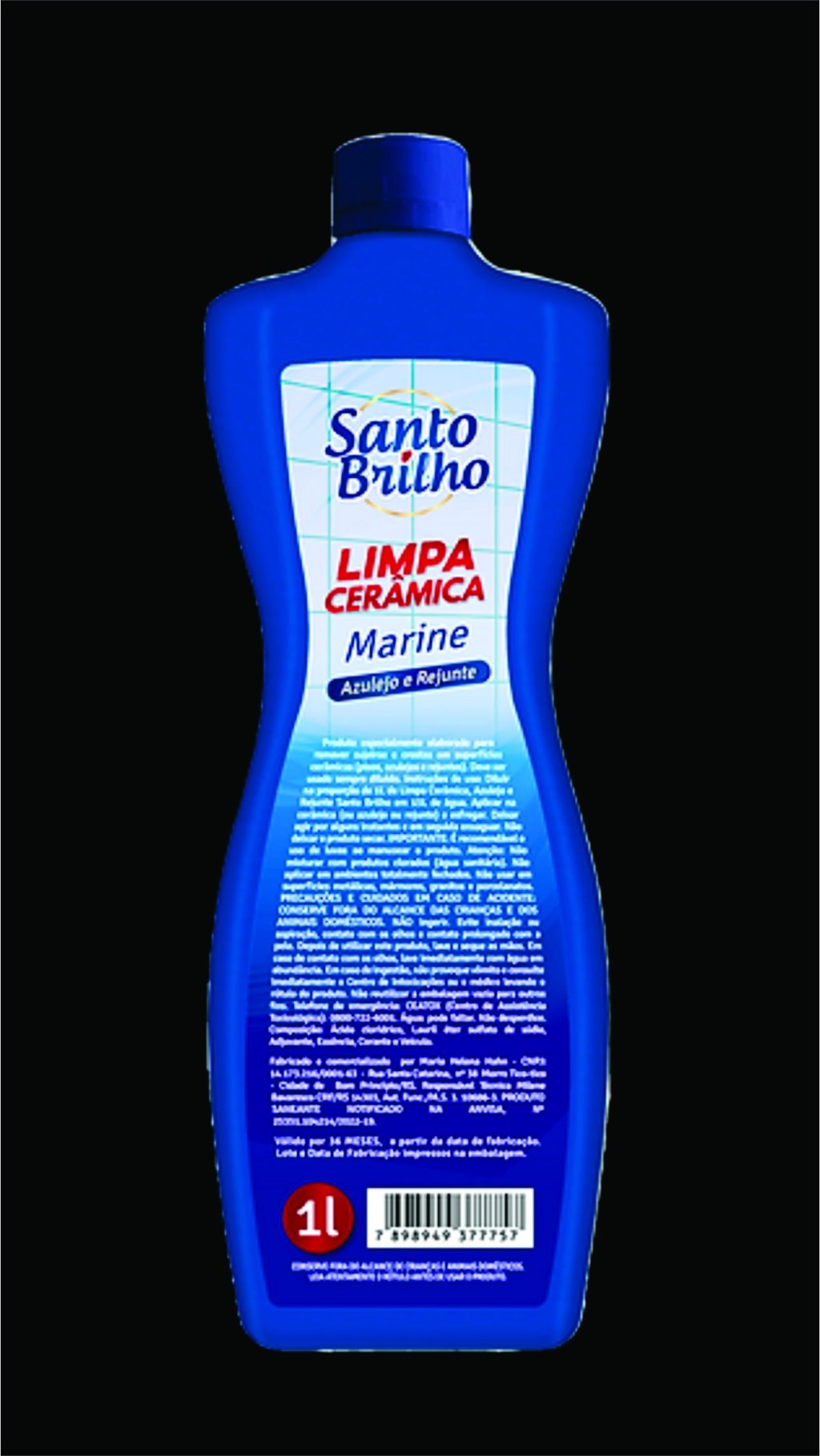 LIMPA CERÂMICA SANTO BRILHO 1LT