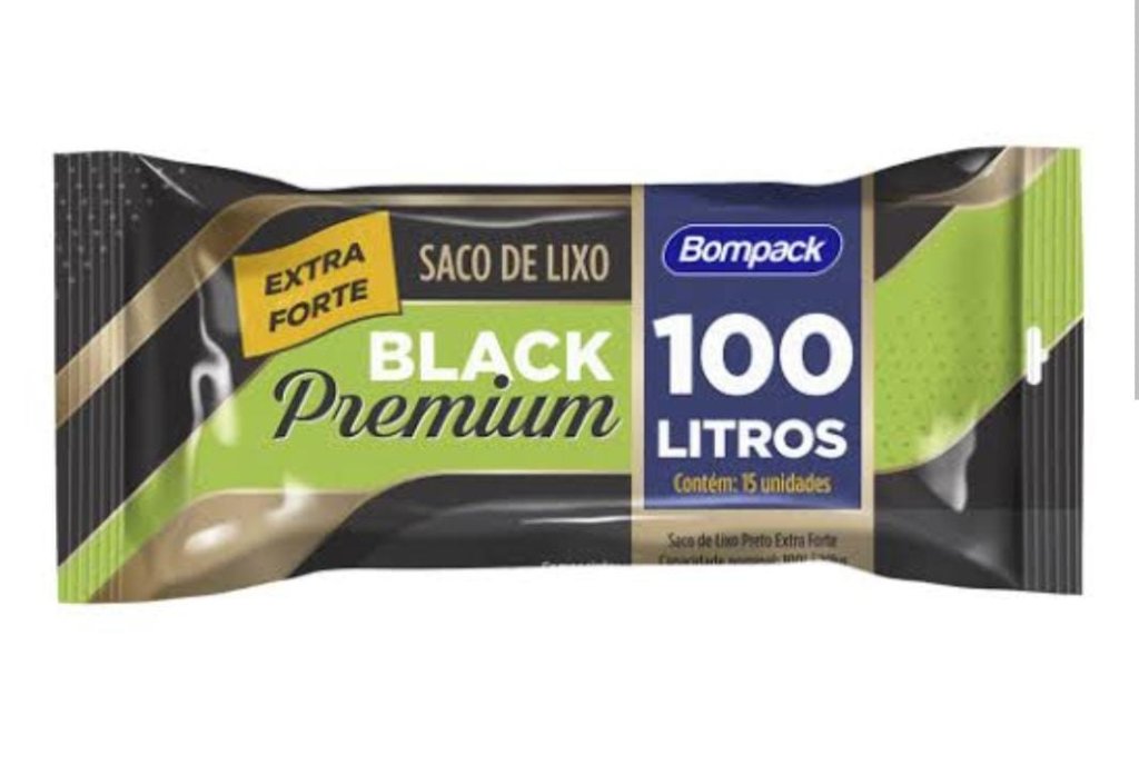 SACO DE LIXO BOMPACK 100LT EXTRA FORTE  C/15