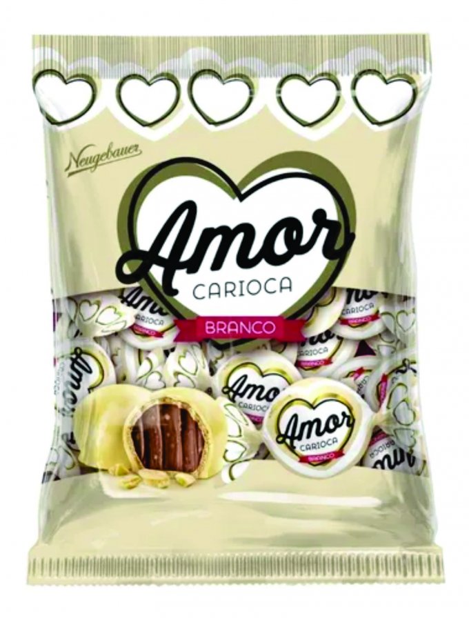 BOMBOM AMOR CARIOCA BRANCO 900gr