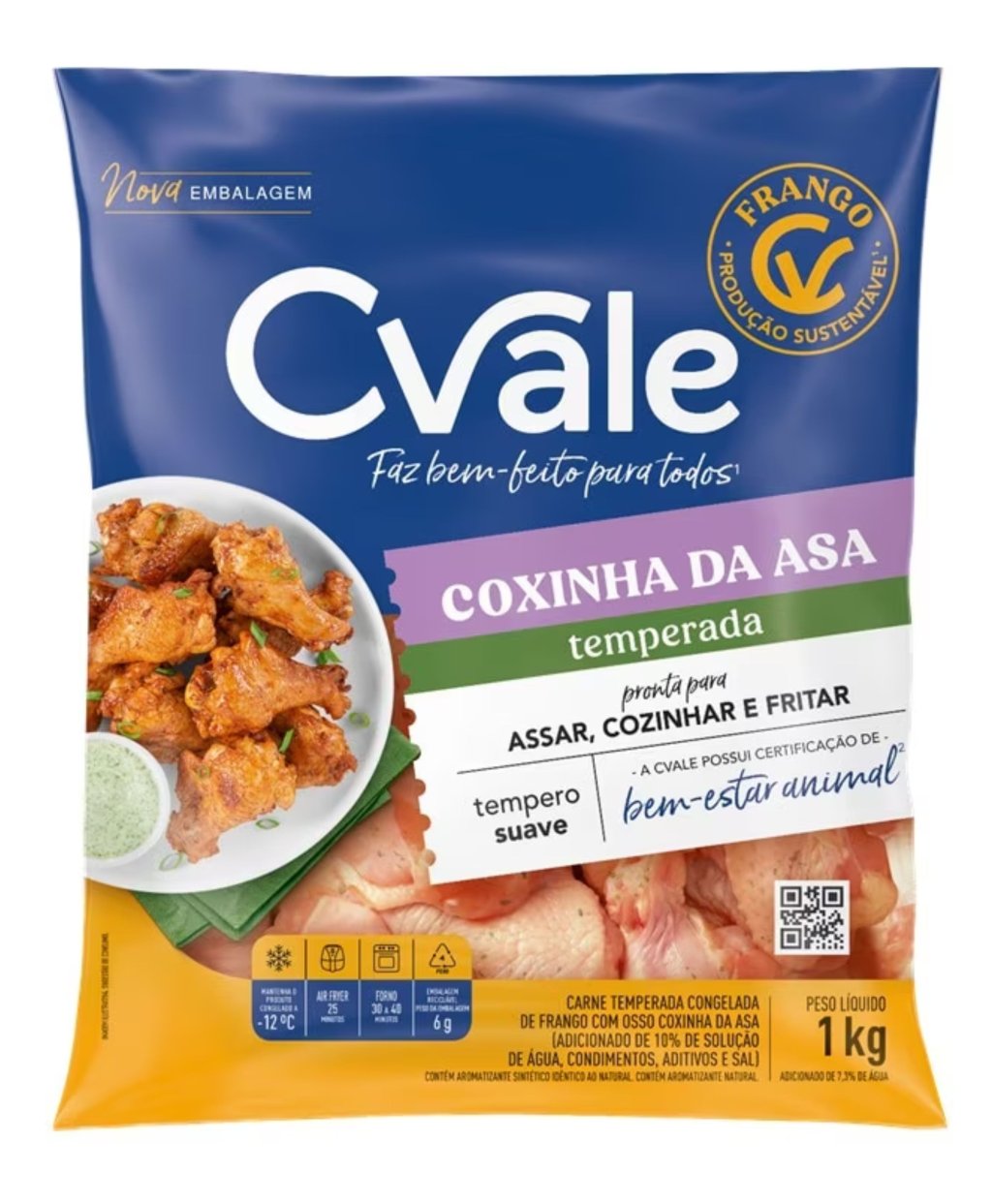 COXINHA ASA CVALE IQF 1KG