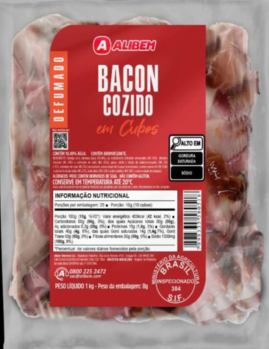 Bacon Cubos Alibem 1Kg