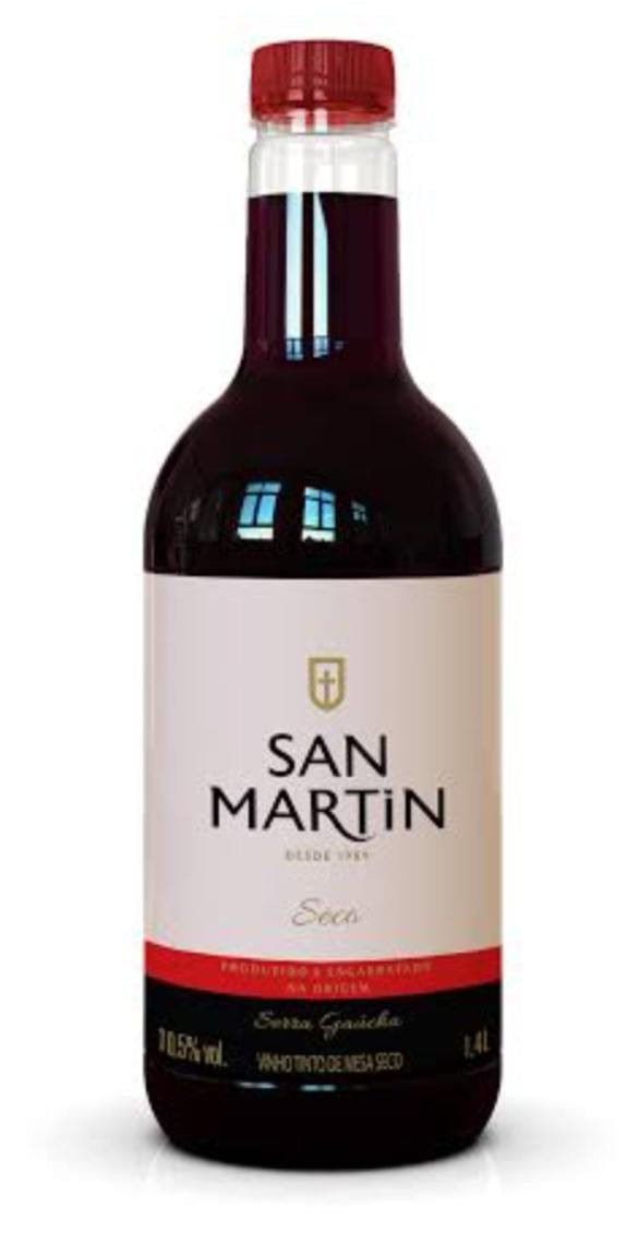VINHO SAN MARTIN TINTO SECO 1,4LT