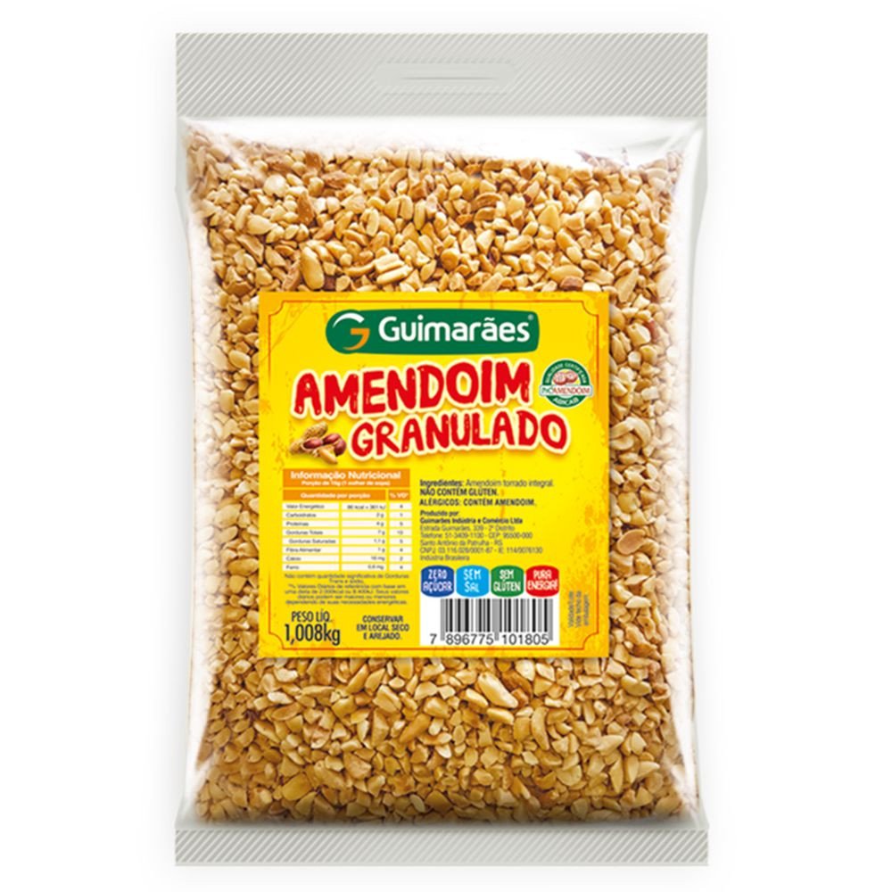 AMENDOIM GRANULADO GUIMARAES 1008G