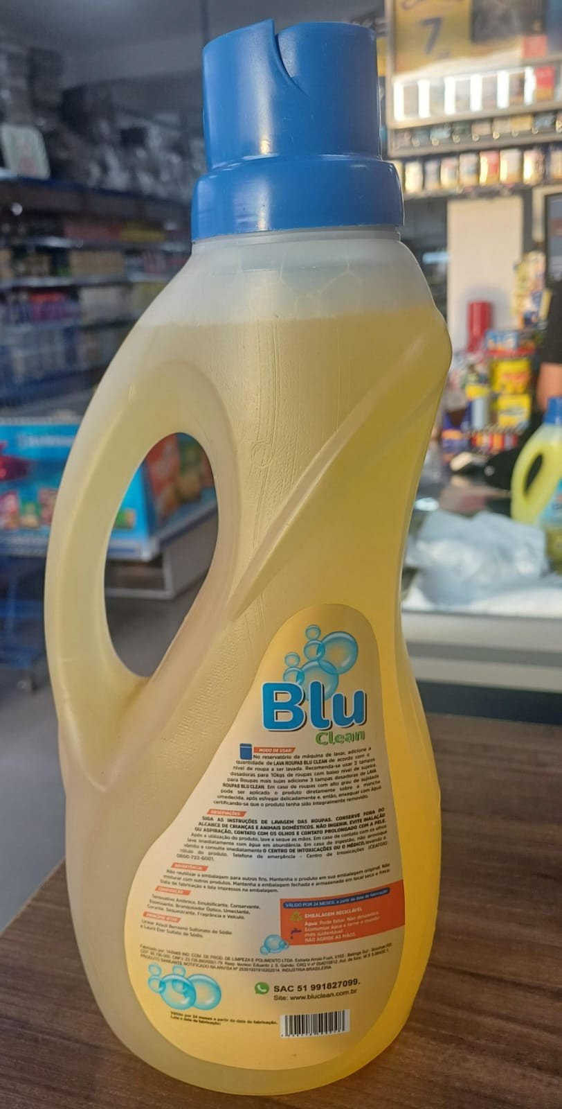 BLU CLEAN LAVA ROUPAS 2LT GLICERINA