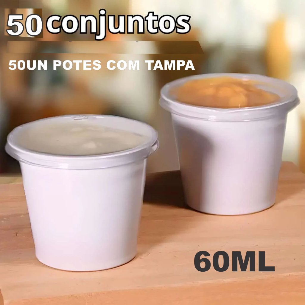POTE MOLHO C/ TAMPA 60ML F 697  50 UN