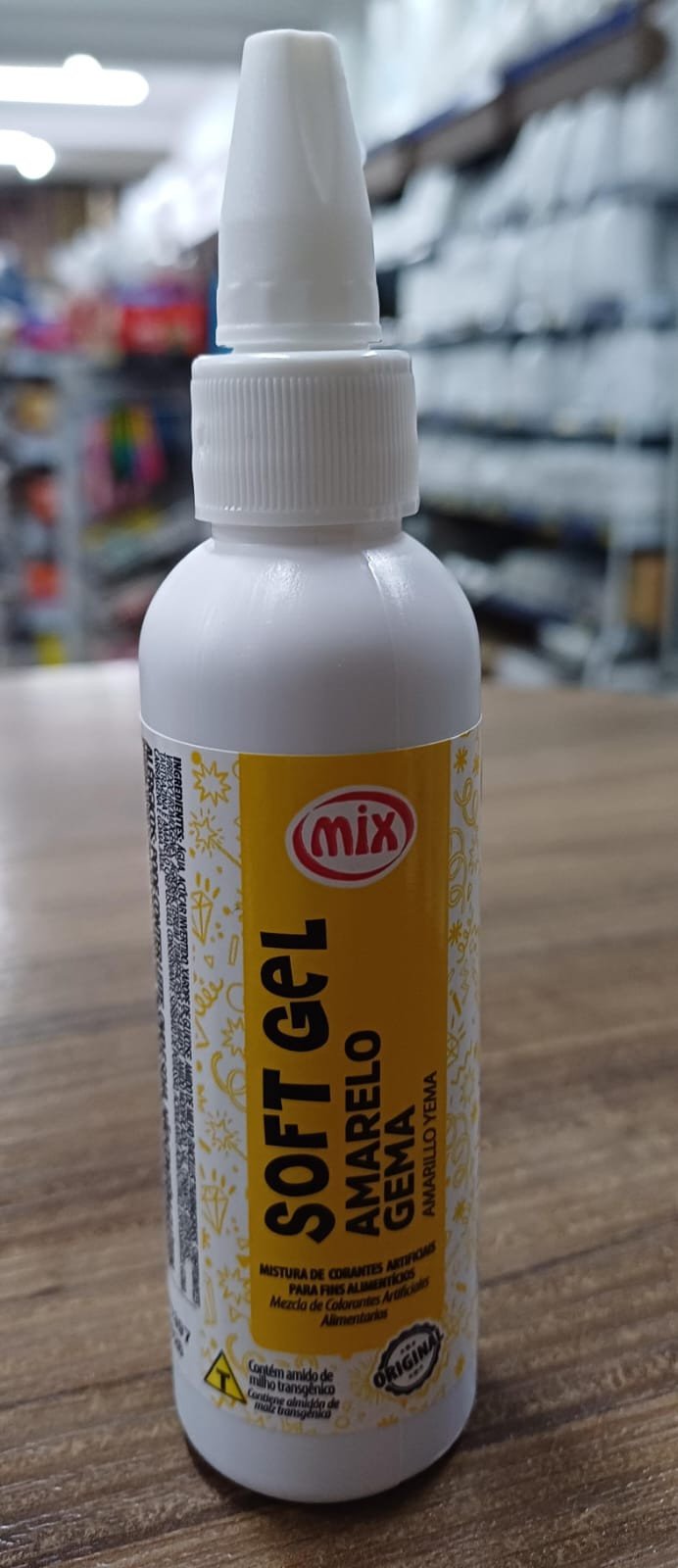 SOFTGEL CORANTE AMARELO GEMA 60G