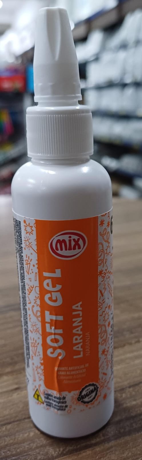 SOFTGEL CORANTE LARANJA 60G