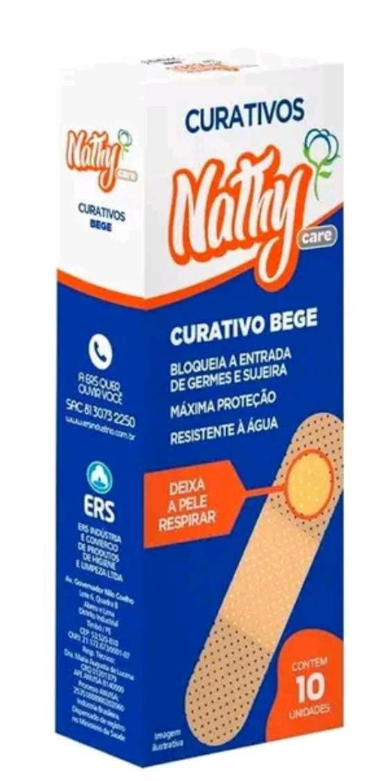 NATHY CURATIVOS TRAD ADESIVOS BEGE EMB C/10UN