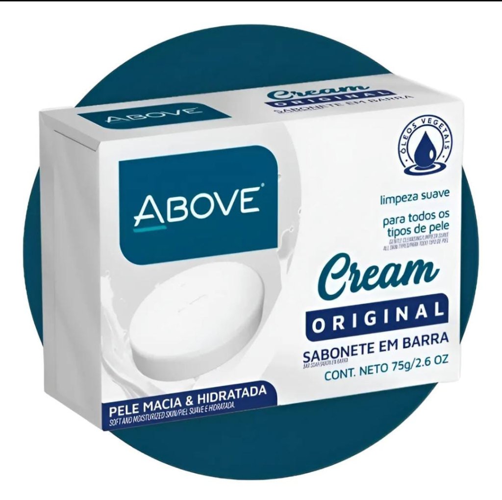 SABONETE ABOVE BARRA CREAM ORIGINAL 75G