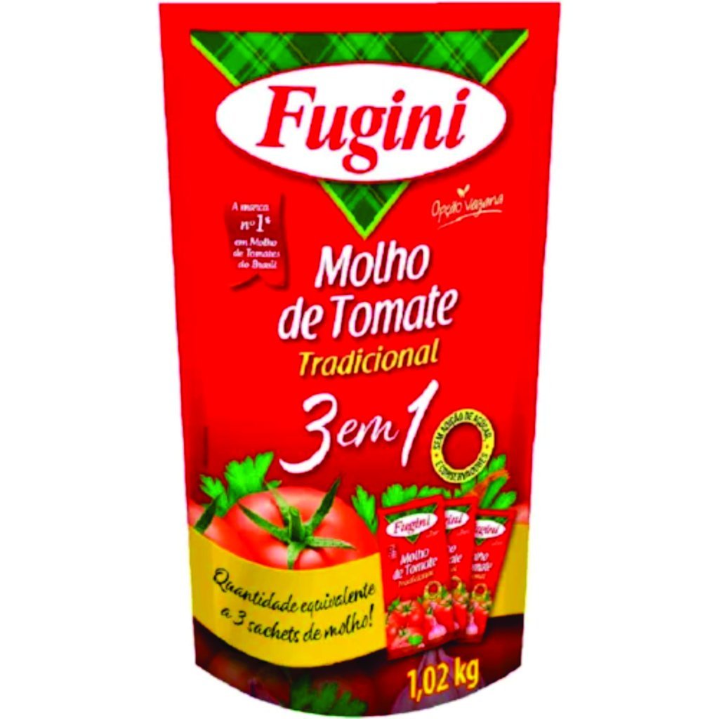 MOLHO TOMATE TRAD. FUGINI 1,02 KG