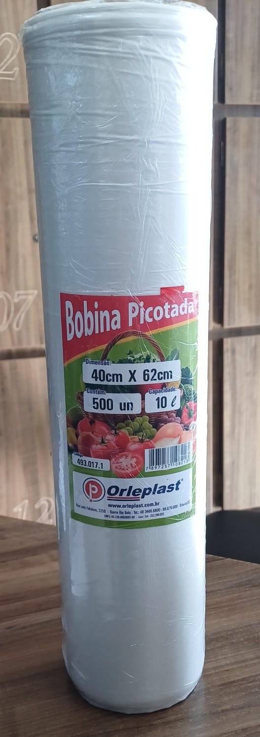 BOBINA ORLEPLAST 40X62  10L C/500
