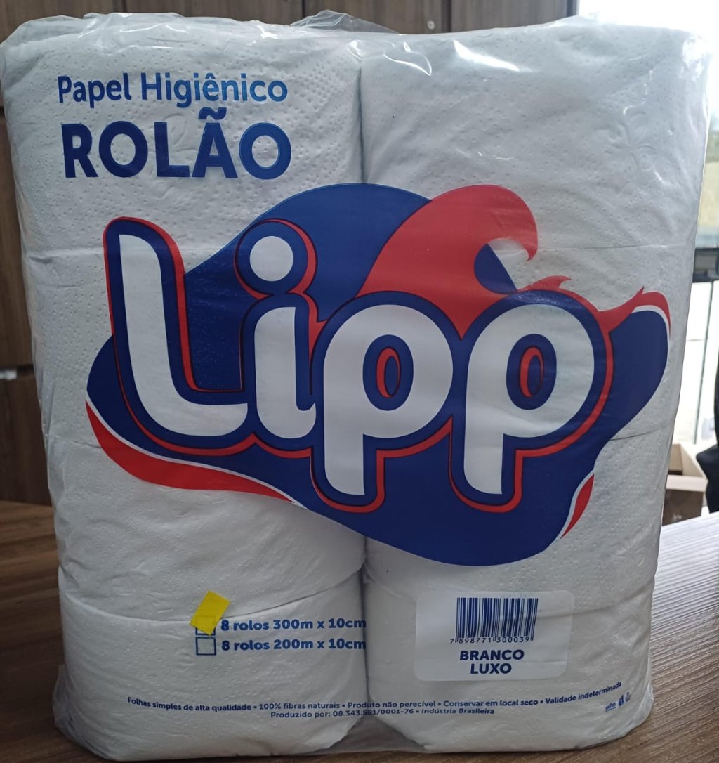 ROLAO LIPP ECO BRANCO  8UN X 300MT