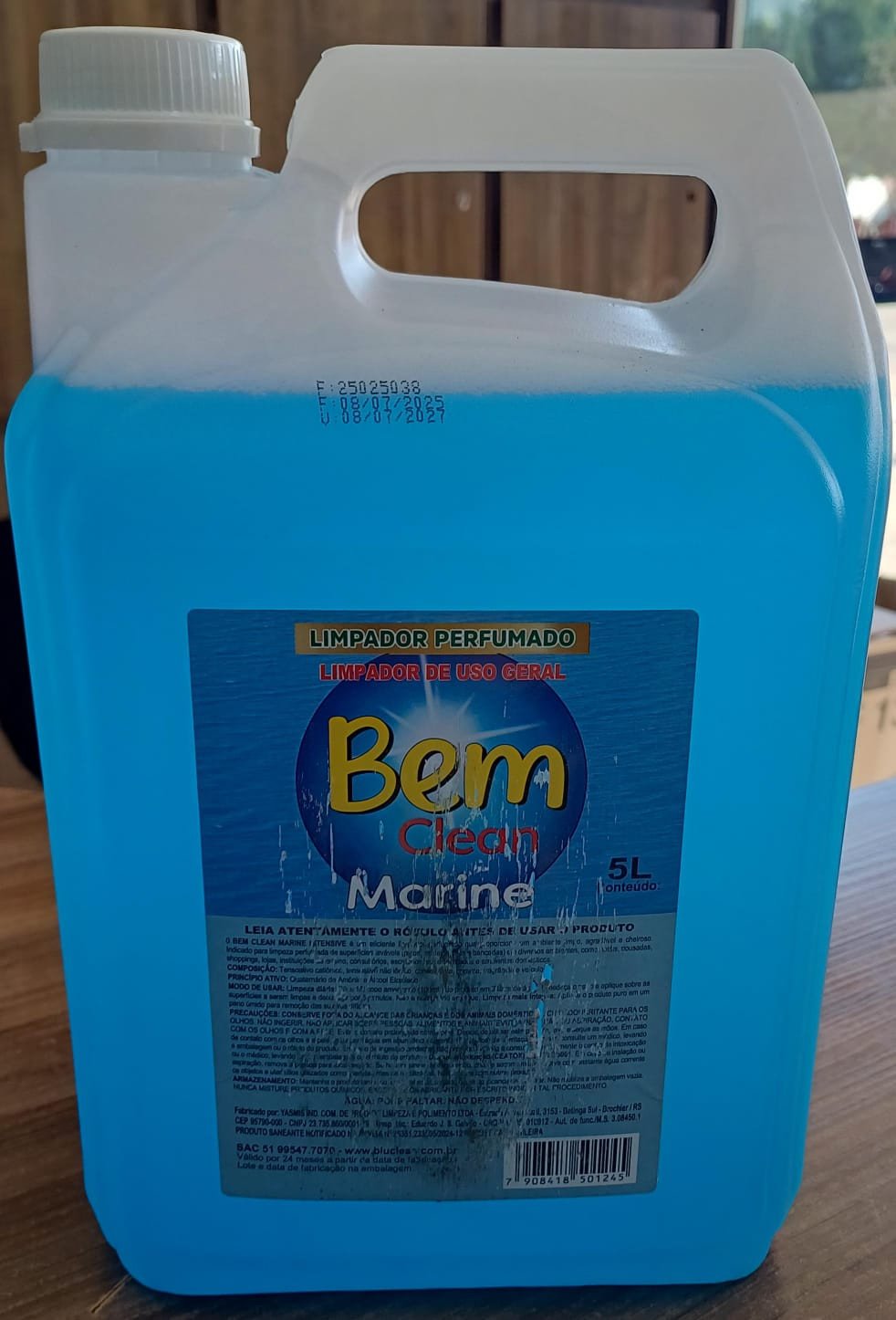DESINFETANTE BEM CLEAN MARINE 5LT