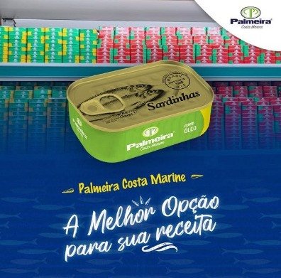 Sardinha Palmeira Oleo de Soja 125g