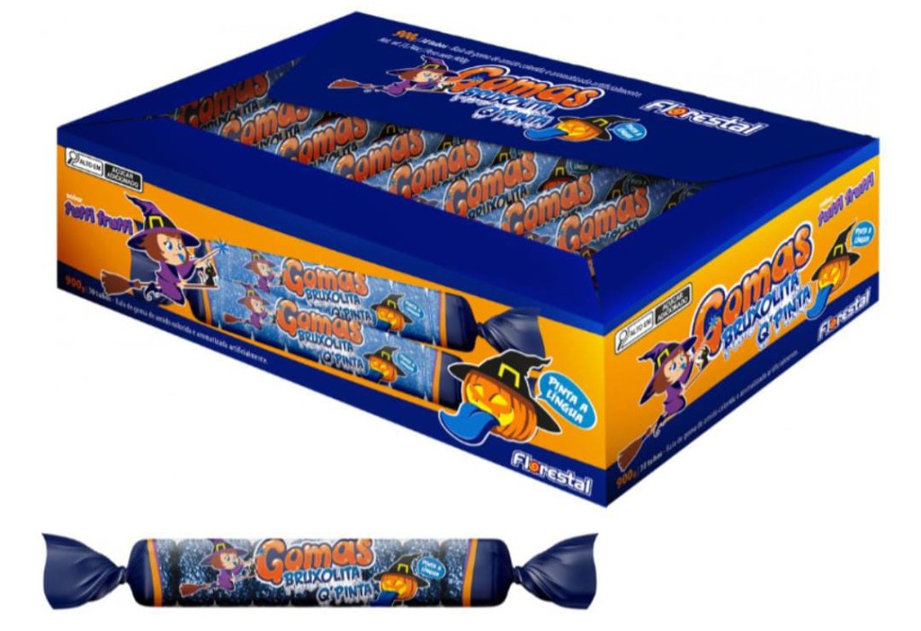 BALA DE GOMA TUBO BRUXOLITA Q`PINTA 900G