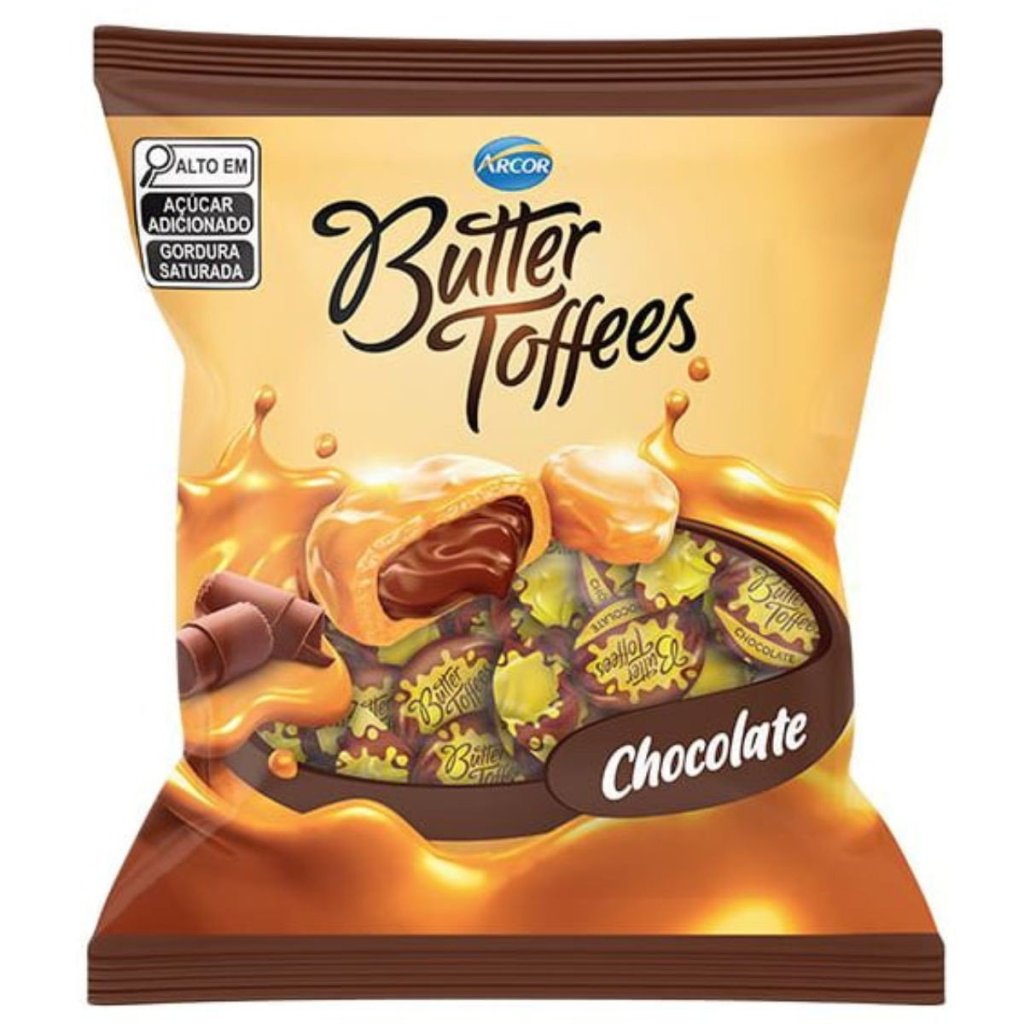 BALA ARCOR BUTTER TOFFEE CHOCOLATE 500g