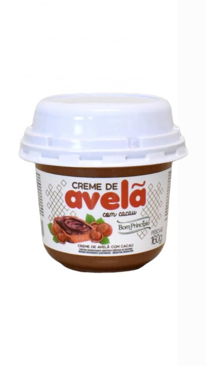 CREME DE AVELÃ C/ CACAU BOM PRINCÍPIO 140g