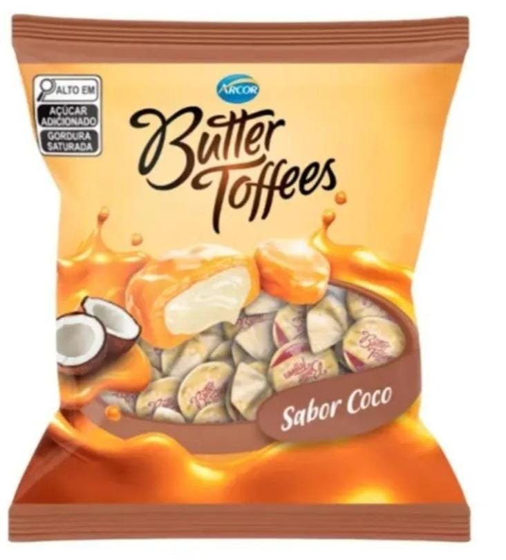 BALA ARCOR BUTTER TOFFEE COCO 400G