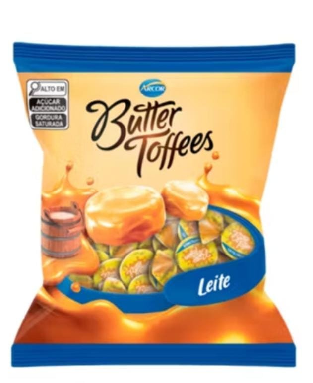 BALA ARCOR BUTTER TOFFEE LEITE 400G