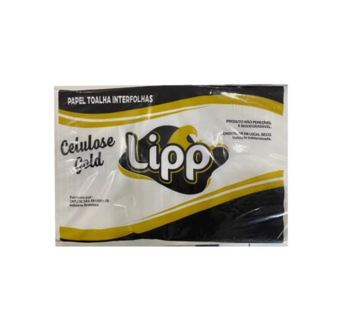 PAPEL TOALHA CELULOSE PREMIUM LIPP C/1000UN