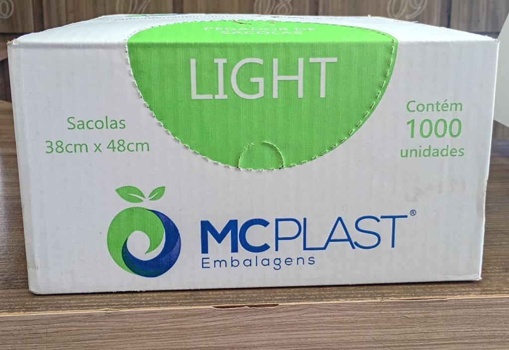 SACOLA LIGHT 38X48 1000UN