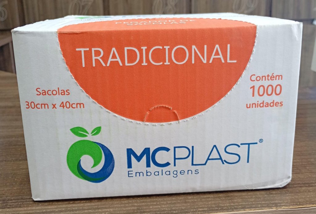 SACOLA TRADICIONAL LIGHT 30X40 1000UN