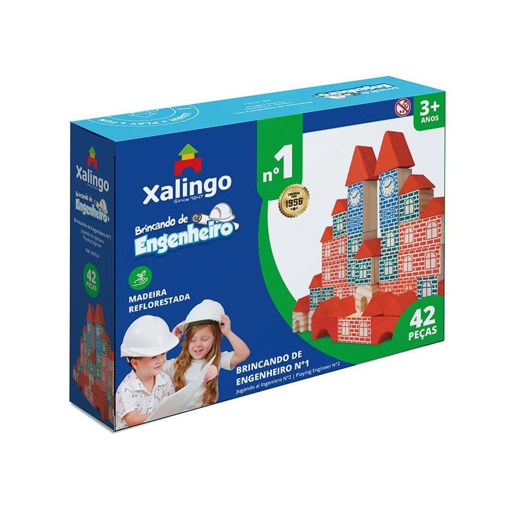 BRINCANDO DE ENGENHEIRO N1 - 42 PCS