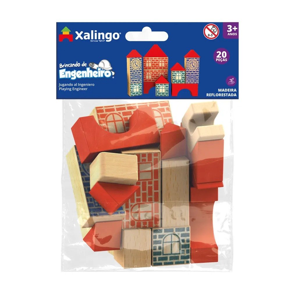 BRINCANDO DE ENGENHEIRO 20 PCS