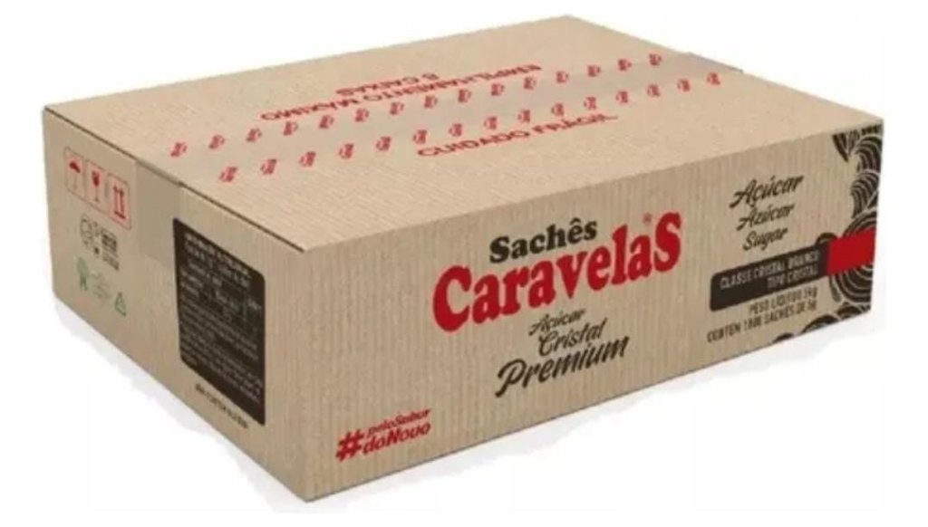 ACUCAR REFINADO CARAVELAS SACHET 400 UN 2KG