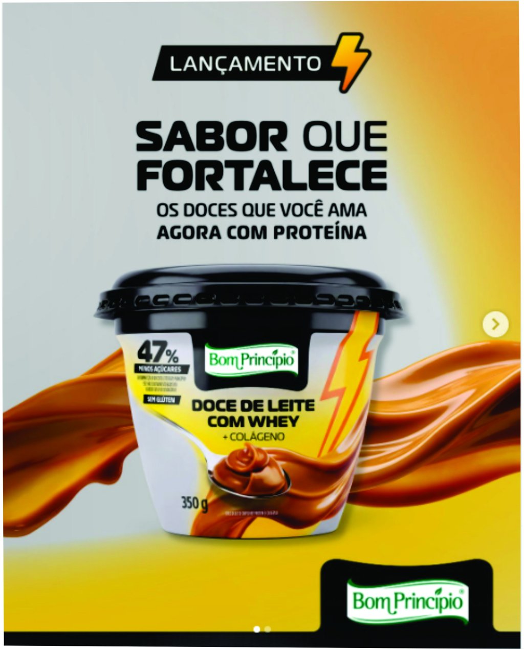 DOCE DE LEITE COM WHEY E COLAGENO 350G
