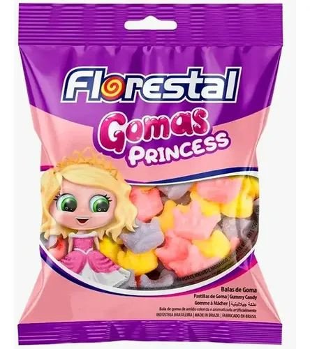 BALA DE GOMA PRINCESS FLORESTAL 150G