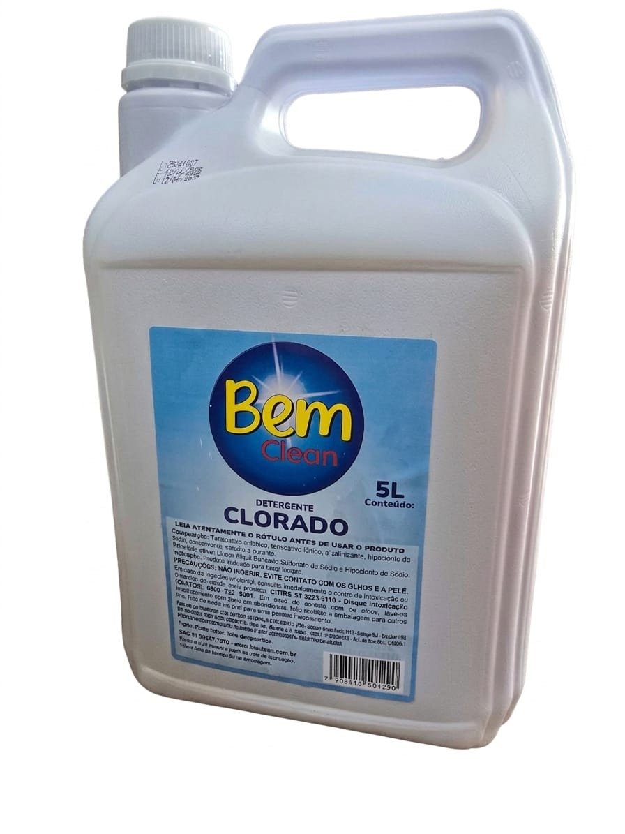 BEM CLEAN DETERGENTE CLORADO 5L
