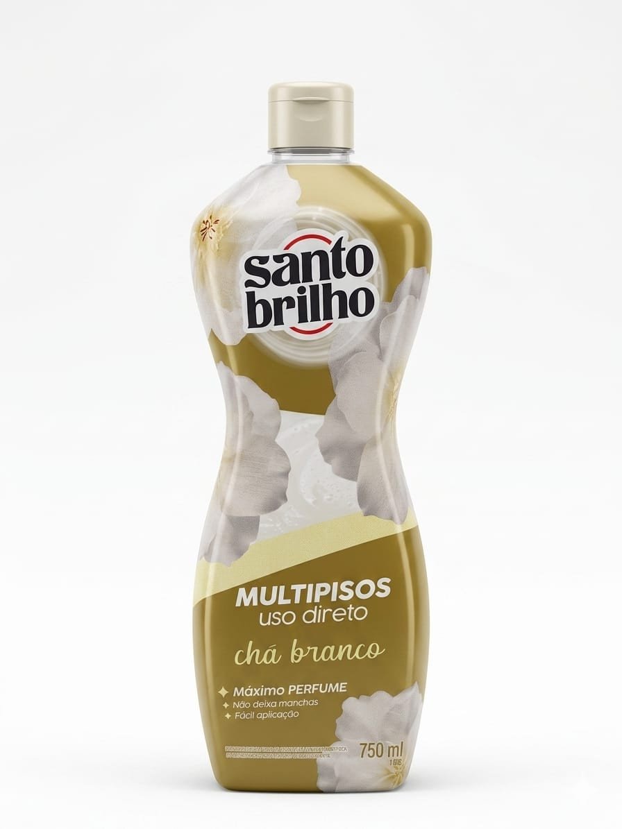 MULTIPISOS CHA BRANCO SANTO BRILHO 750ML