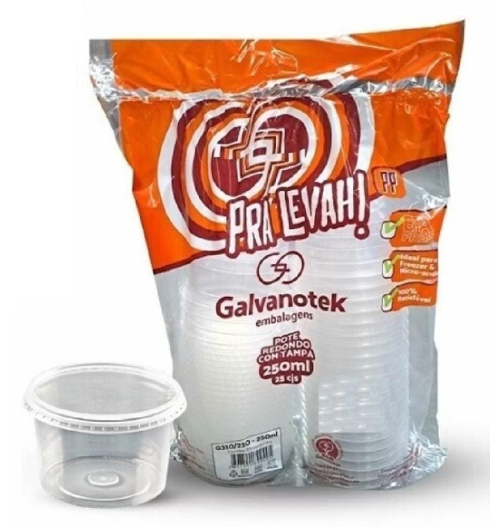 G 710 PCT 25 UNI - POTE 250ML BOLO DE POTE