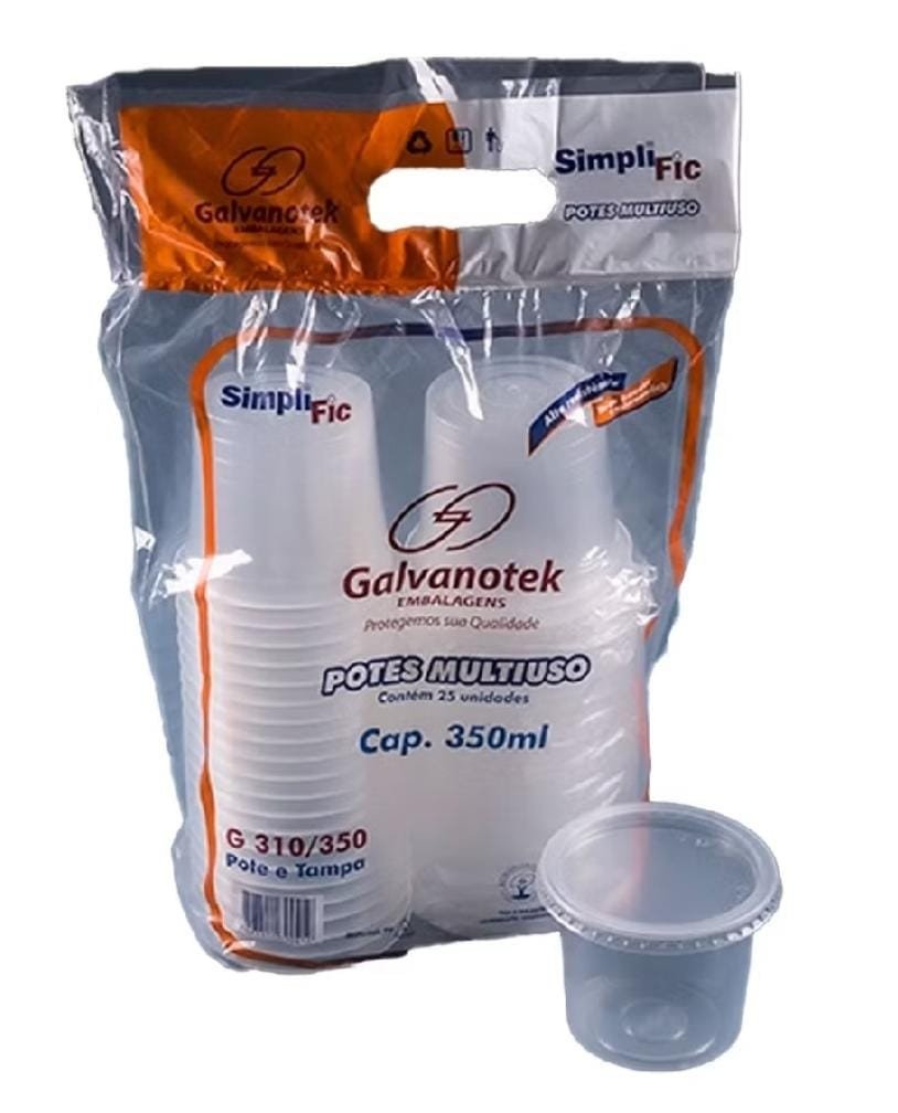 G 710 PCT 25 UNI - POTE 350ML BOLO DE POTE