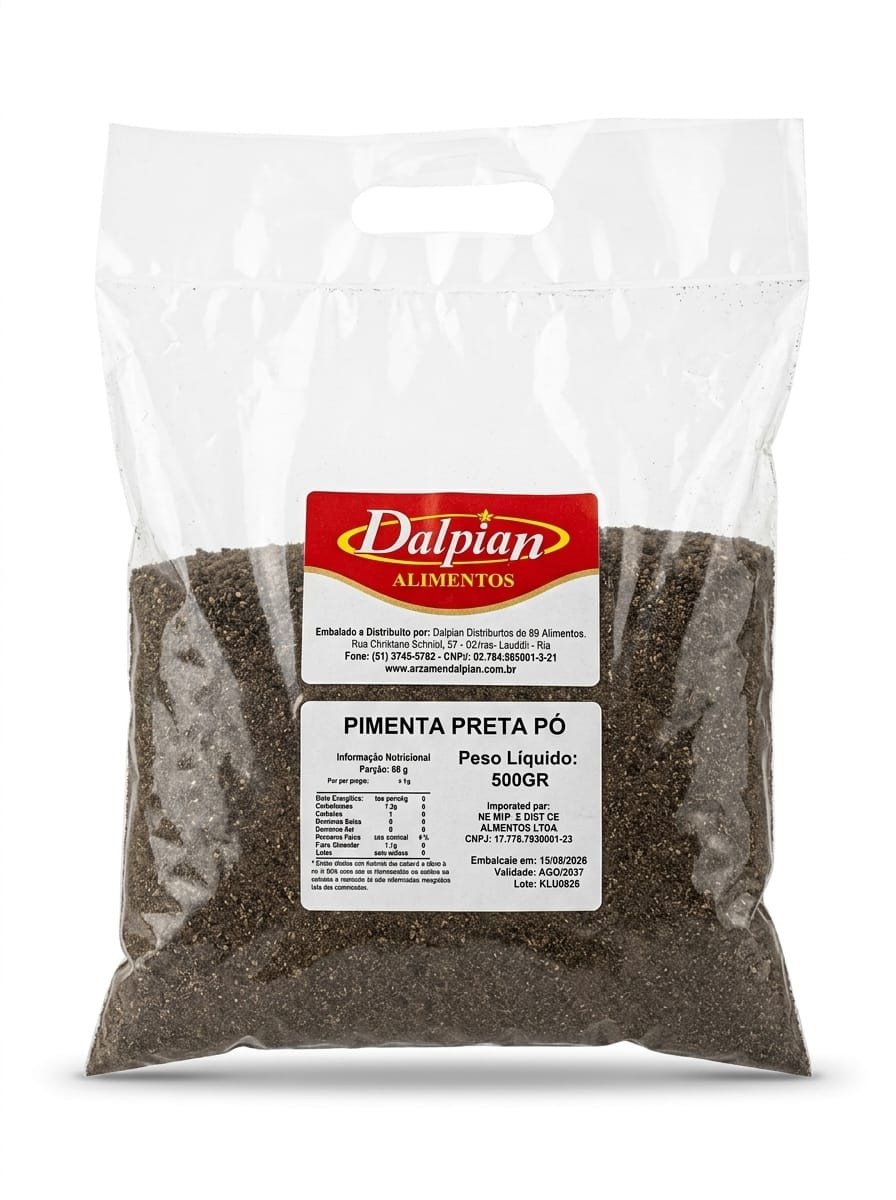 PIMENTA PRETA DALPIAN 500G