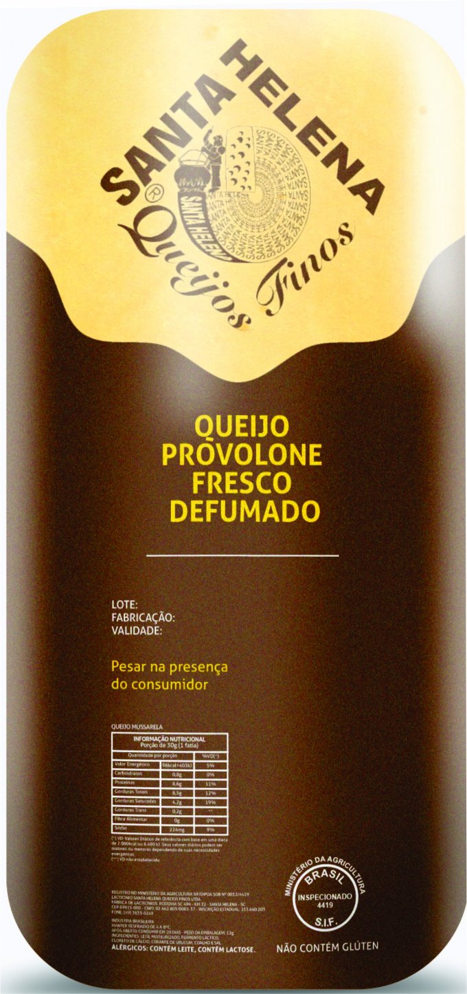 QUEIJO PROVOLONE DEFUMADO SANTA HELENA kg