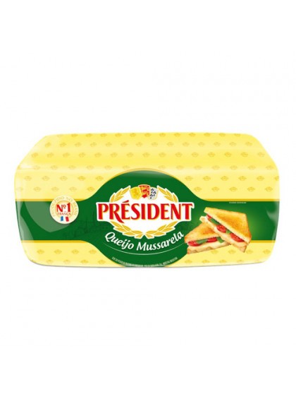 QUEIJO MUSSARELA PRESIDENT INTEIRO KG