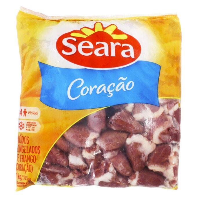CORAÇÃO FRANGO SEARA 1kg