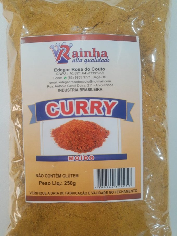 TEMPERO CURRY RAINHA 250gr
