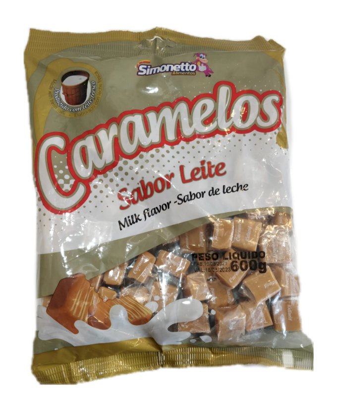 BALA CARAMELO LEITE 600G