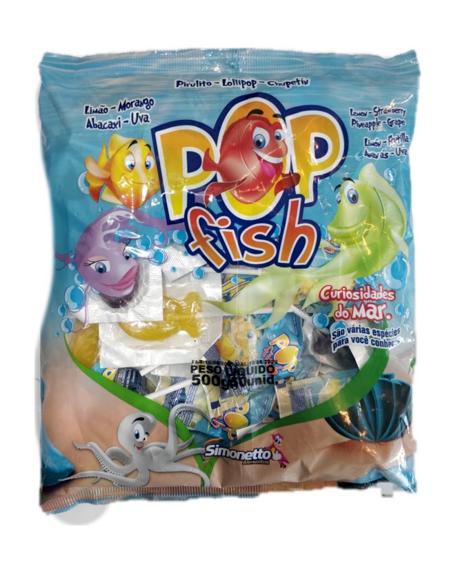 PIRULITO POP FISH 500g